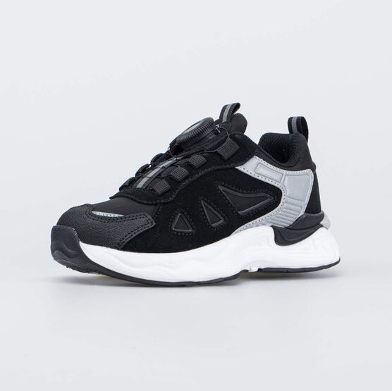 644478-71 Кроссовки с Softshell и системой быстрой шнуровки для мальчики черный