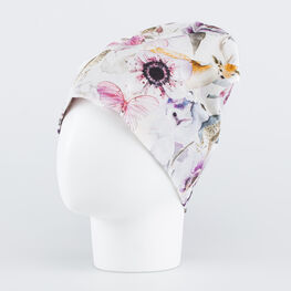 07811695-40 Тонкая шапка для девочки Флора для девочки разноцветный