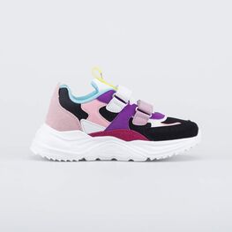 644378-73 Детские кроссовки на липучках для девочки разноцветный фото №2