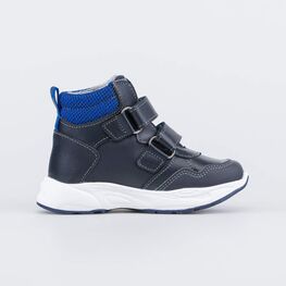 352349-34 Ботинки на липучках для мальчика для мальчики синий фото №2