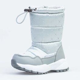 364067-41 Зимние сапожки-дутики для девочки для девочки серебрист.