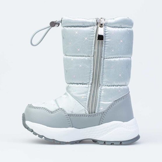 364067-41 Зимние сапожки-дутики для девочки для девочки серебрист. фото №2