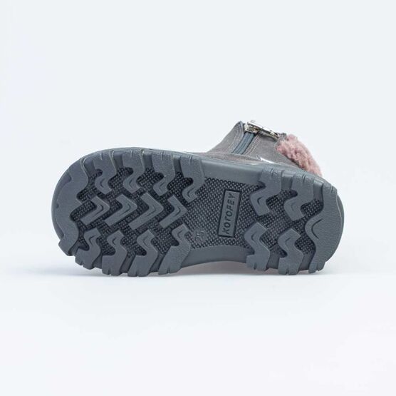 352303-51 Зимние ботинки для девочек для девочки серый фото №3