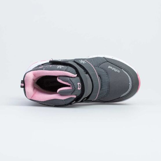 654820-42 Мембранные ботинки для девочки серый фото №4