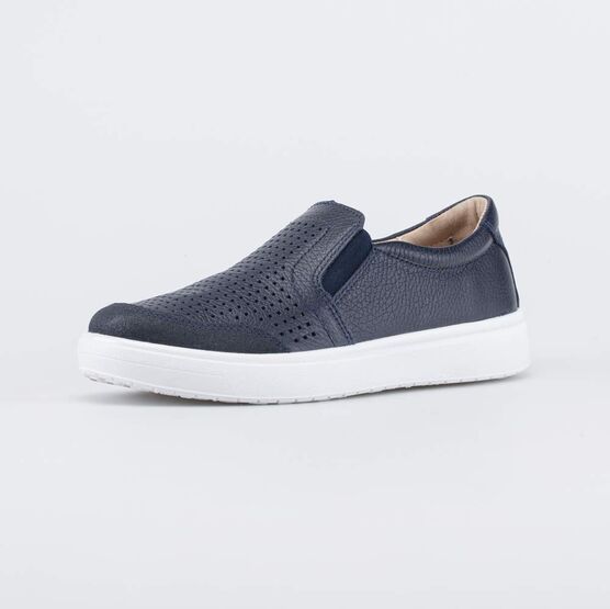 632353-24 Кожаные туфли-слипоны для мальчика для мальчики темно-синий