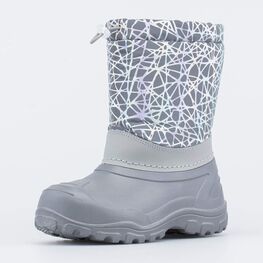 464067-42 Сноубутсы для девочки для девочки сер-срб