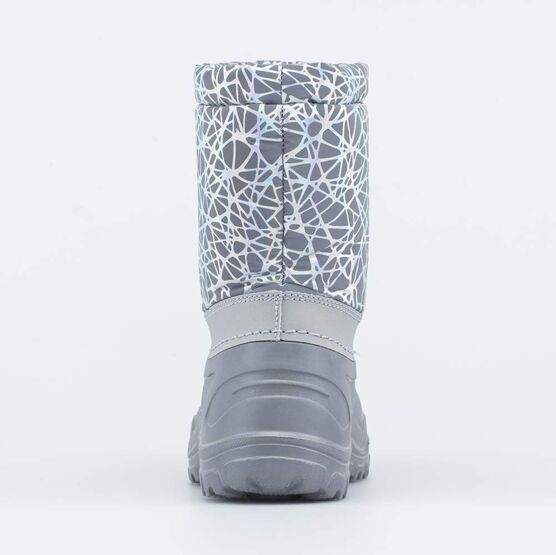 464067-42 Сноубутсы для девочки для девочки сер-срб фото №5