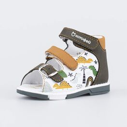 022135-23 Сандалии для первых шагов для мальчики разноцветный