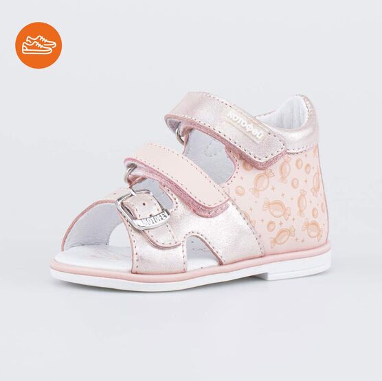 022138-26 Сандалии для девочки Конфетка для девочки розовый фото №2