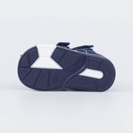 022145-22 Кожаные сандалии Первые шаги для мальчики синий фото №3
