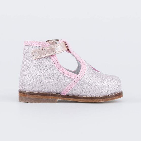 031084-21 Туфли для девочки Сердечко для девочки розовый фото №2