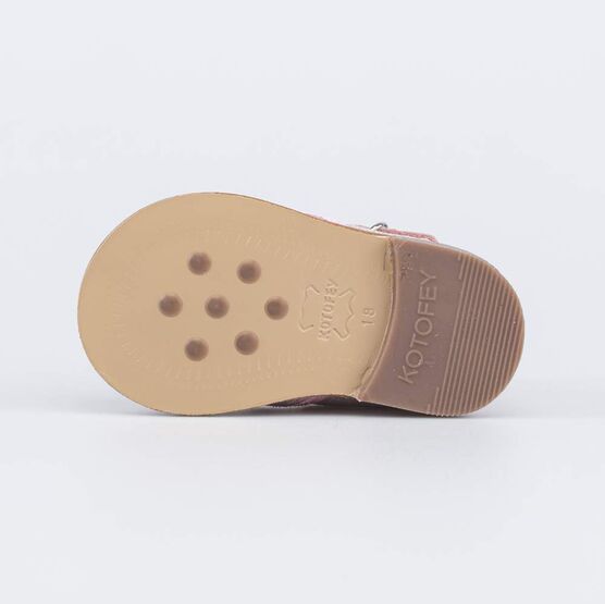 031084-21 Туфли для девочки Сердечко для девочки розовый фото №3