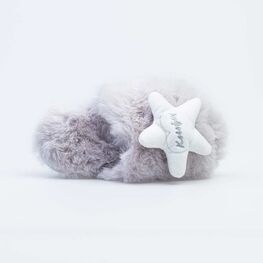 531211-12 Тапочки для девочки серый фото №4