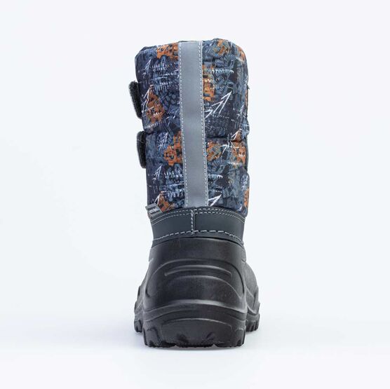 364036-46 Сноубутсы для мальчики чер-сер-ора фото №5