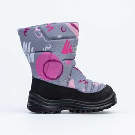 464059-44 Дутики для девочки серый для девочки серый фото №2