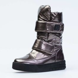 664060-44 Сапожки для девочки бронзовый