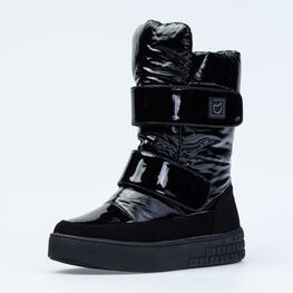 664060-45 Сапожки для девочки черный