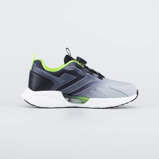 744231-12 Кроссовки-буст для мальчика-подростка для мальчики серый + салатовый фото №2