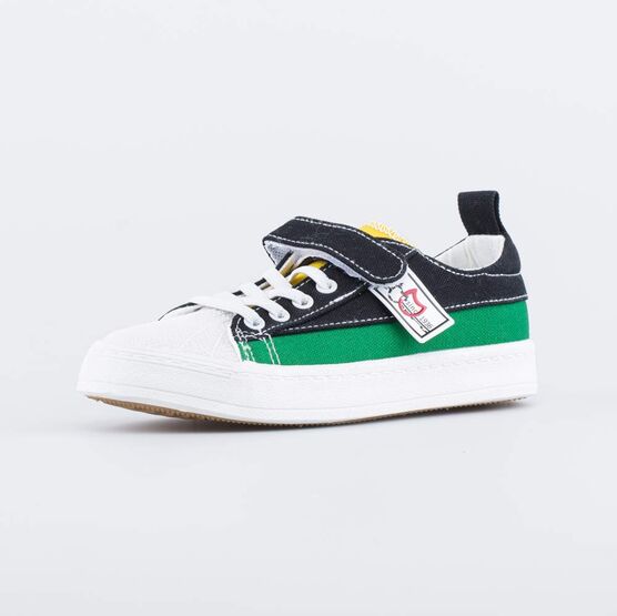 531259-11 Кеды из хлопка для мальчики чер-зел