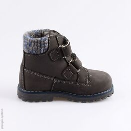 152224-32 Ботинки для мальчики серый фото №2