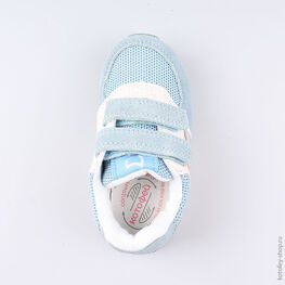 144106-71 Кроссовки для девочки голубой фото №4