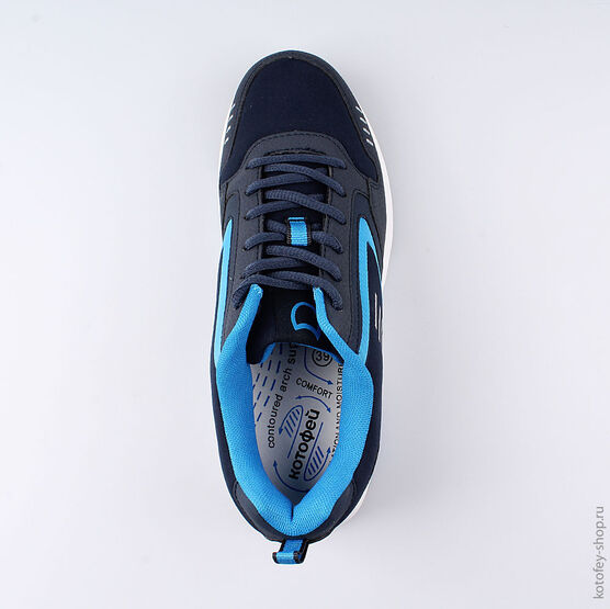 744124-71 Кроссовки для мальчики син-гол фото №4