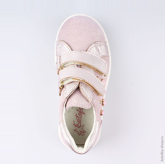 332110-24 Полуботинки для девочки розовый фото №4
