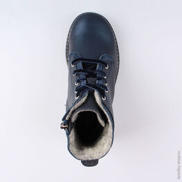 552109-33 Ботинки для девочки светло-синий фото №4