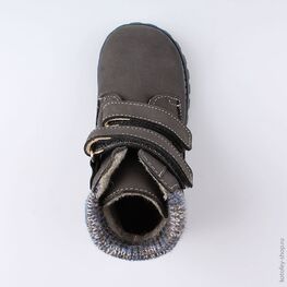 352211-32 Ботинки для мальчики серый фото №4