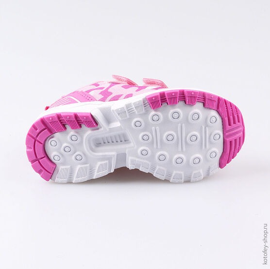 144116-71 Кроссовки с LED-подсветкой для девочки розовый фото №3