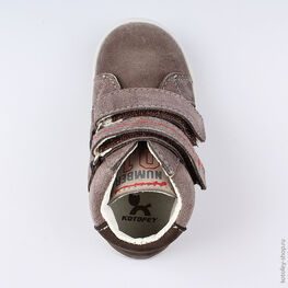 152231-21 Ботинки для мальчики серый фото №4