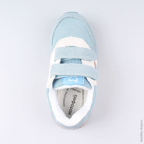 344210-71 Кроссовки для девочки голубой фото №4