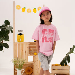 07802047-41 Розовая футболка для девочки для девочки розовый фото №4