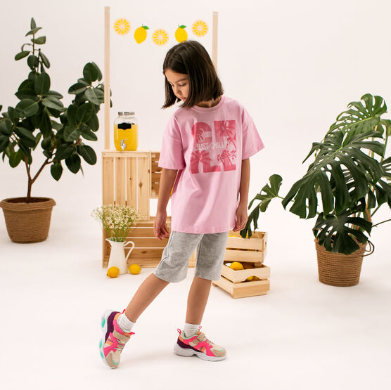 07802047-41 Розовая футболка для девочки для девочки розовый фото №6