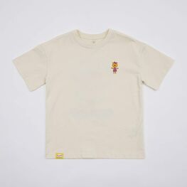 07802048-40 Футболка детская Три кота бежевый для девочки бежевый