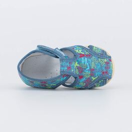 121052-71 Сандалии текстильные для мальчики синий фото №4