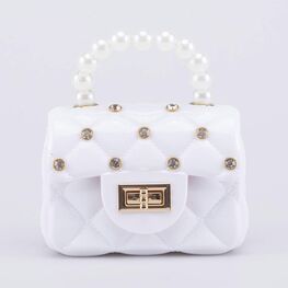 02802360-40 Мини сумка Жемчуг белый для девочки белый