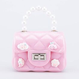 02802361-40 Мини сумка Жемчуг розовый для девочки розовый