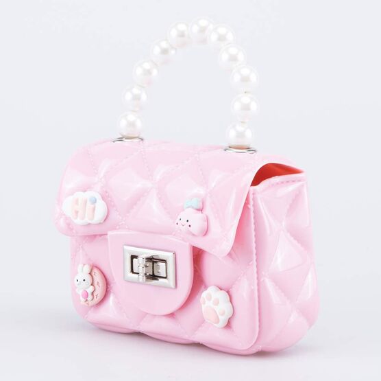 02802361-40 Мини сумка Жемчуг розовый для девочки розовый фото №2