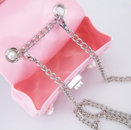 02802361-40 Мини сумка Жемчуг розовый для девочки розовый фото №4