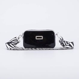 02802364-40 Сумка кросс-боди черно-белый для девочки черный + белый