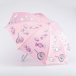 03807080-40 Зонт детский Конфетки розовый для девочки розовый