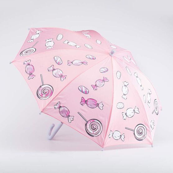 03807080-40 Зонт детский Конфетки розовый для девочки розовый