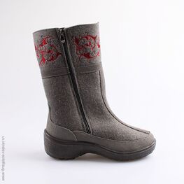 867079-41 Валенки для девочки серый фото №2