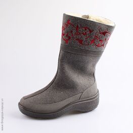 867079-41 Валенки для девочки серый