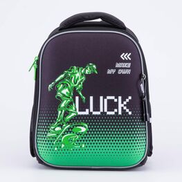 02704312-40 Каркасный рюкзак для школы Скейтер КК для мальчики зеленый