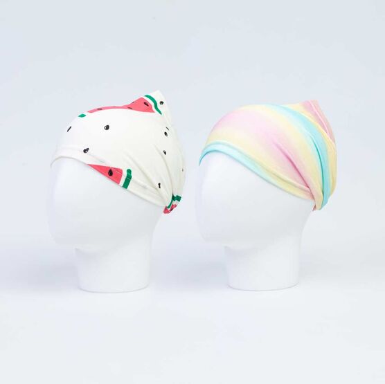 07811241-40 Косынка для девочки цветная для девочки разноцветный фото №2