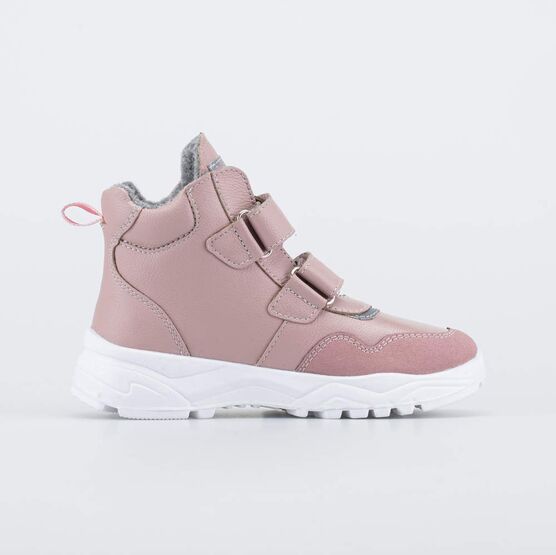 552256-34 Демисезонные ботинки на липучках STYLE розовые для девочки розовый фото №2