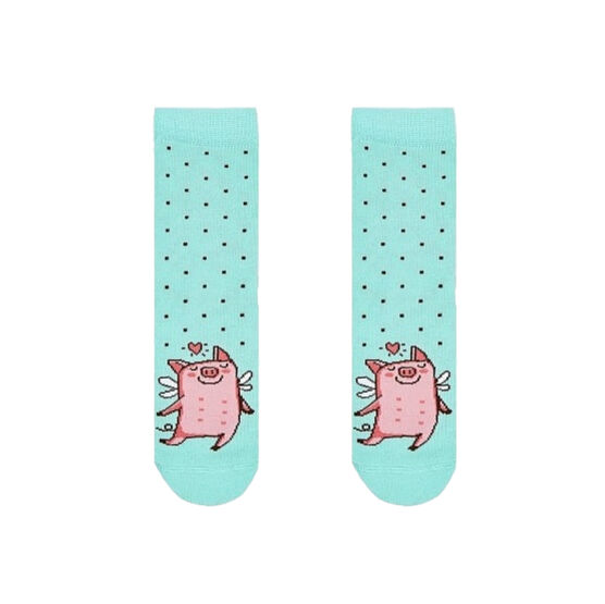 07042311-41 Детские носки комплект (3 пары) бирюзовый для универсальные бирюзовый фото №5