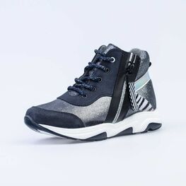 552199-32 Ботинки для девочки светло-синий